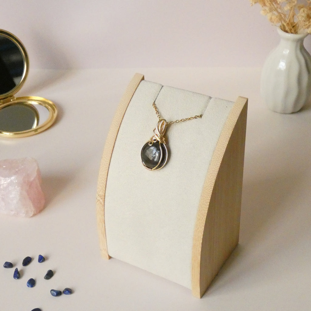 Pendentif en labradorite 3,1 cm bijou artisanal