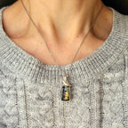 Pendentif en labradorite 3,4 cm bijou artisanal