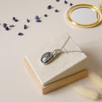 Pendentif en labradorite 3,5 cm bijou artisanal