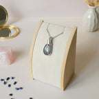 Pendentif en labradorite 3,5 cm bijou artisanal