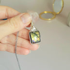 Pendentif en labradorite 3,4 cm bijou artisanal
