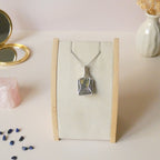 Pendentif en labradorite 3,4 cm bijou artisanal