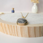 Pendentif en labradorite violette 4,7 cm bijou artisanal