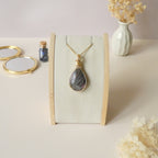 Pendentif en labradorite violette 4,7 cm bijou artisanal
