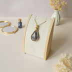 Pendentif en labradorite violette 4,7 cm bijou artisanal