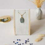 Pendentif malachite chrysocolle 2,6 cm