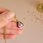 Pendentif en labradorite bélière dorée – 1,2 cm