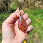 Pendentif en obsidienne acajou – 5,3 cm