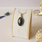 Pendentif en obsidienne manta huichol – 5,2 cm