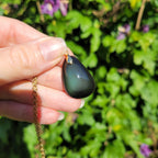 Pendentif en obsidienne oeil céleste 2,9 cm