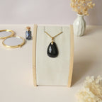 Pendentif en obsidienne oeil céleste 2,9 cm