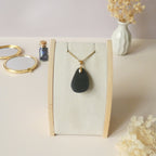 Pendentif en obsidienne oeil céleste 2,9 cm