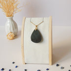 Pendentif obsidienne œil céleste – couleurs mélangées – 3,6 cm