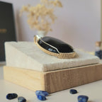 Pendentif obsidienne oeil céleste  6,5 cm pièce exceptionnelle