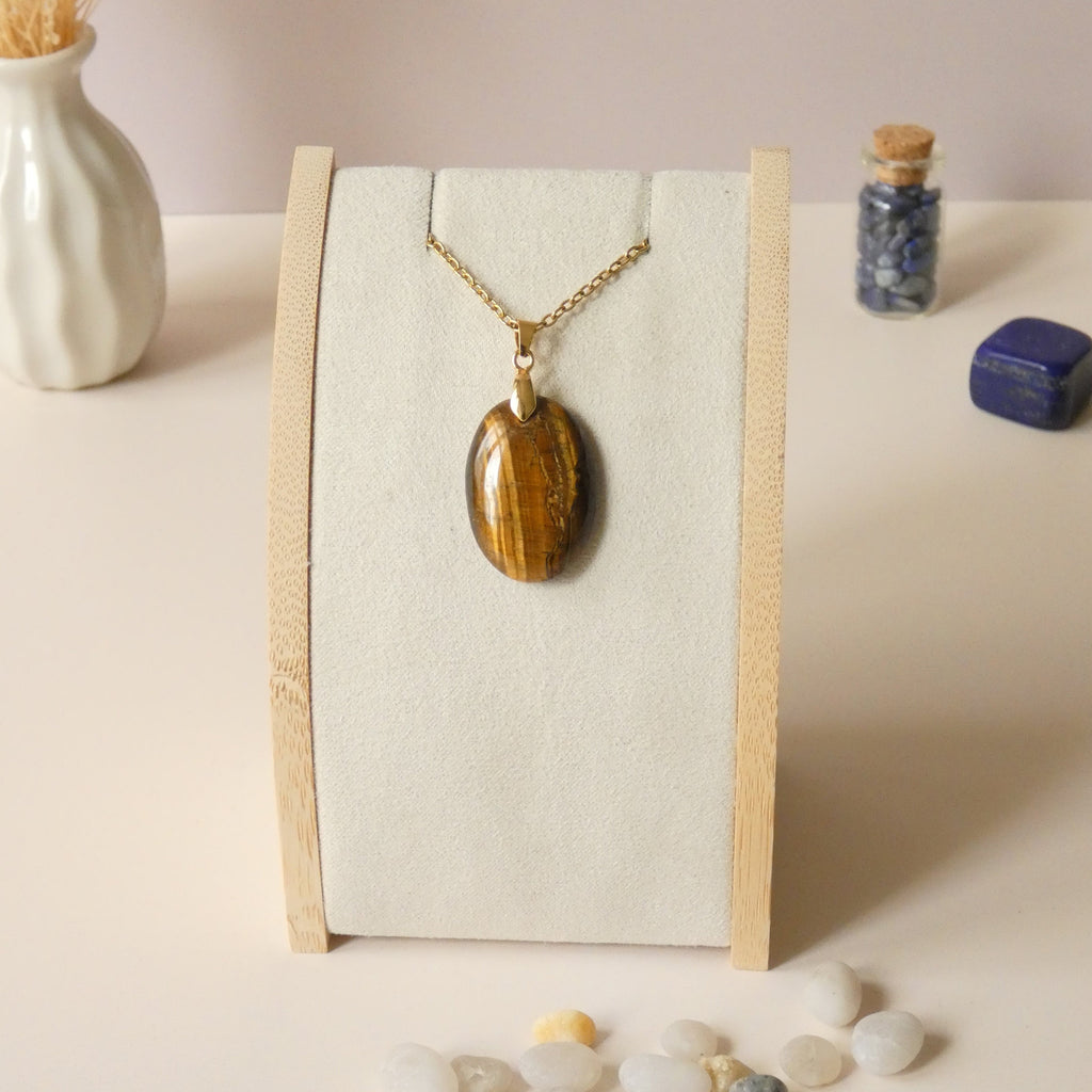 Pendentif oeil de tigre 2,8 cm