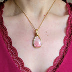Pendentif en rhodochrosite d'Argentine – 4,1 cm