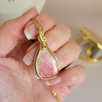 Pendentif en rhodochrosite d'Argentine – 4,1 cm
