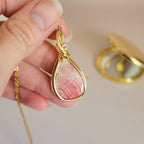 Pendentif en rhodochrosite d'Argentine – 4,1 cm