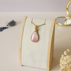 Pendentif en rhodochrosite 4,1 cm bijou artisanal