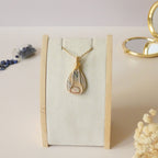 Pendentif en rhodochrosite 4,1 cm bijou artisanal